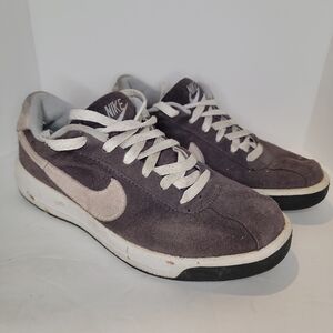 Womens 7.5 Purple Gray Nike Suede sb Shoes Sneakers 306994-501
